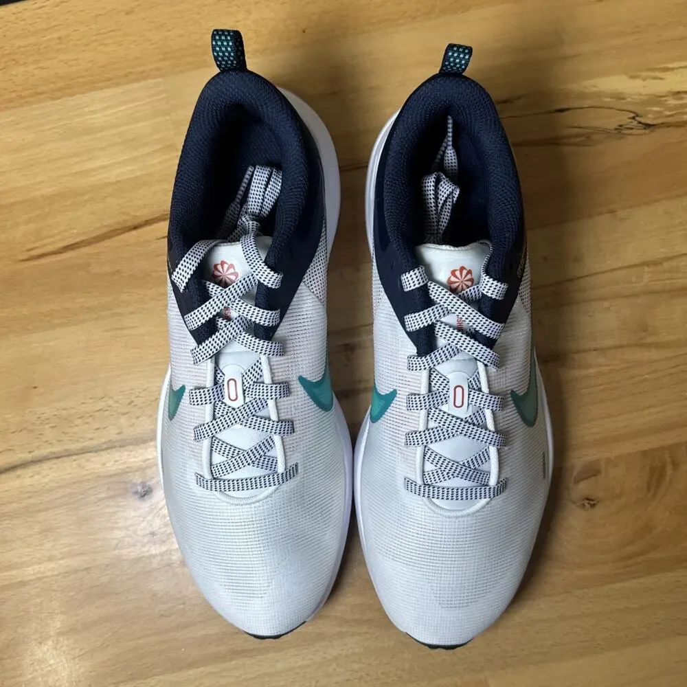 Nike Women's Downshifter 12 Running Shoes White Obsidian Jade Size 8.5 New